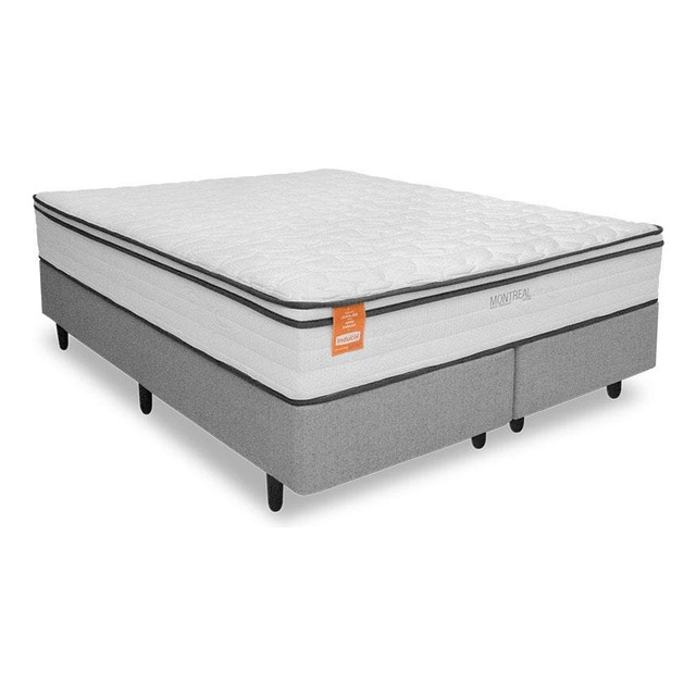 Cama Box Casal Queen Size Mga Itaflex Universal Inducol - Branco