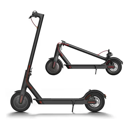 Patinete Elétrico Scooter Dobrável Adulto Criança Ate 30km Preto Patinete Elétrico Scooter