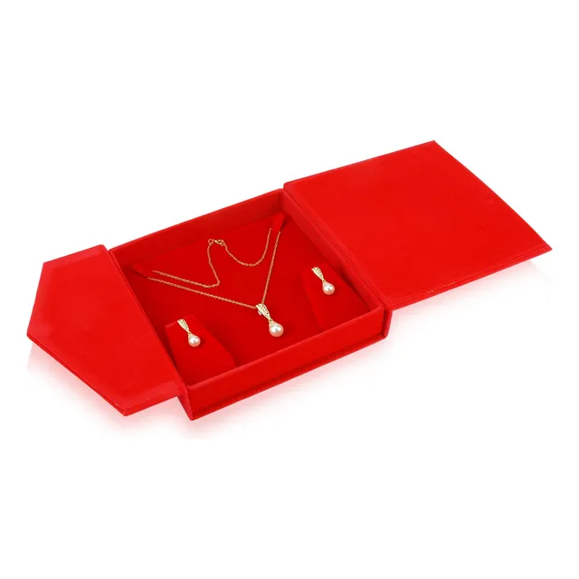 Geff Casa Rani Collar Earring Jewelry Set Caja Regalo