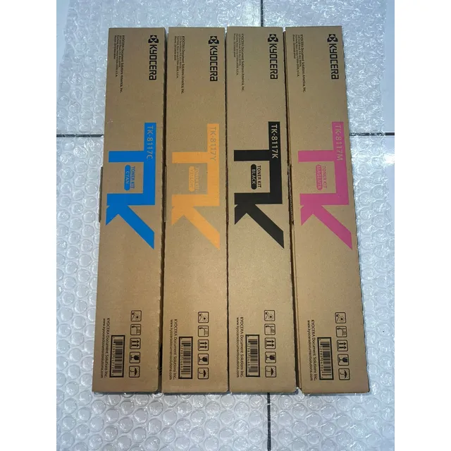 Kit De Toner Kyocera-tk-8117k, Tk-8117m, Tk-8117y, Tk-8117c