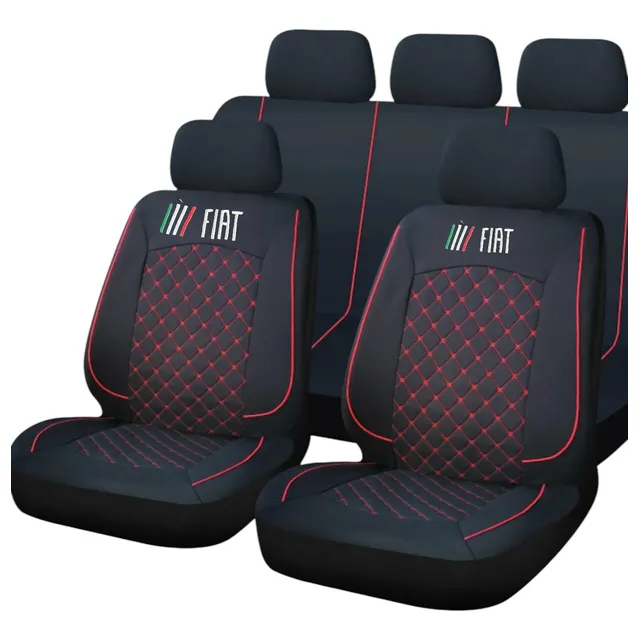 Cubreasiento Fiat Tela Capitoneado, Modelo Universal
