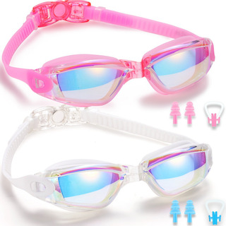 Gafas De Natación, Paquete De 2 Gafas De Natación For Hombr Gafas De Natación, Paquete De 2 Gafas De Natación For Hombr