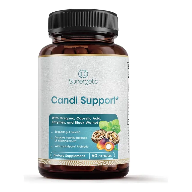 Cándida Complex Con Probioticos & Orégano 60caps De Eeuu Sin Sabor