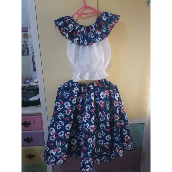 Traje Folclórico Para Niñas  5 Años