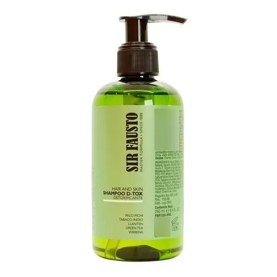 Sir Fausto Pure Shampoo Detox Detoxificante X 250ml