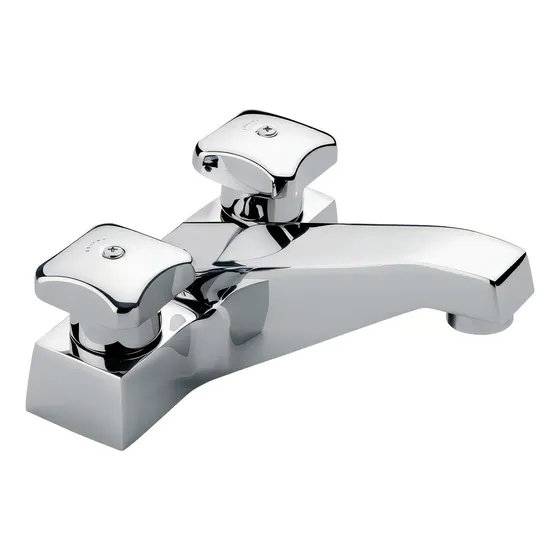Mezcladora Para Lavabo 4 Helvex Mi-01-s/c Acabado Cromado Color Cromado