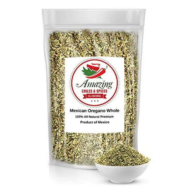 Oregano Mexicano Seco (5 Oz) - Fresco Y Fragante - Hojas Ent