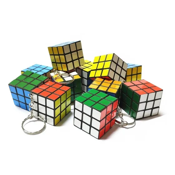 24 Mini Cubo Magico Funcional 3cm Chaveiro P/lembrancinha