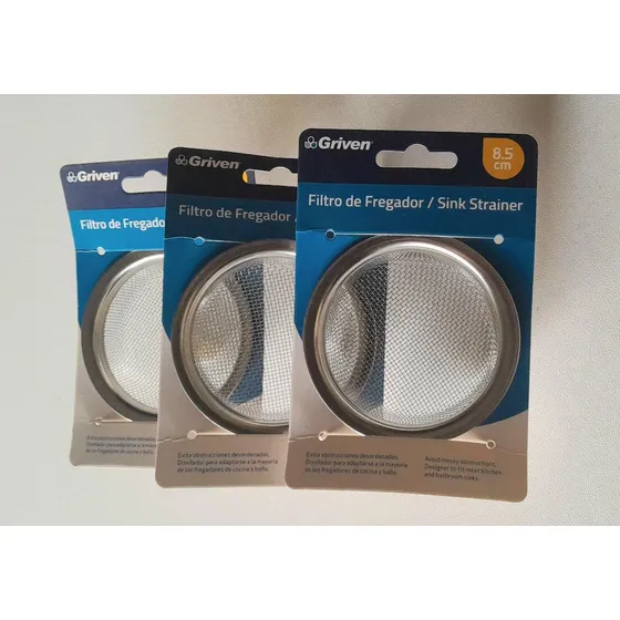 Rejilla Tipo Filtro Acero Inox. Fregadero . Griven
