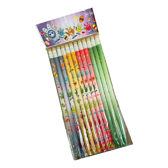 144 Lapices Mayoreo Infantil Diseño Divertido Escolar