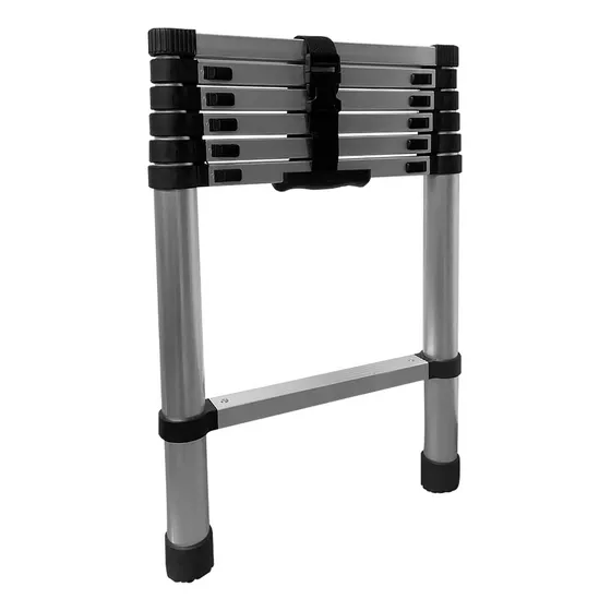 Escalera Telescopica De Aluminio Con 7 Peldaños Surtek