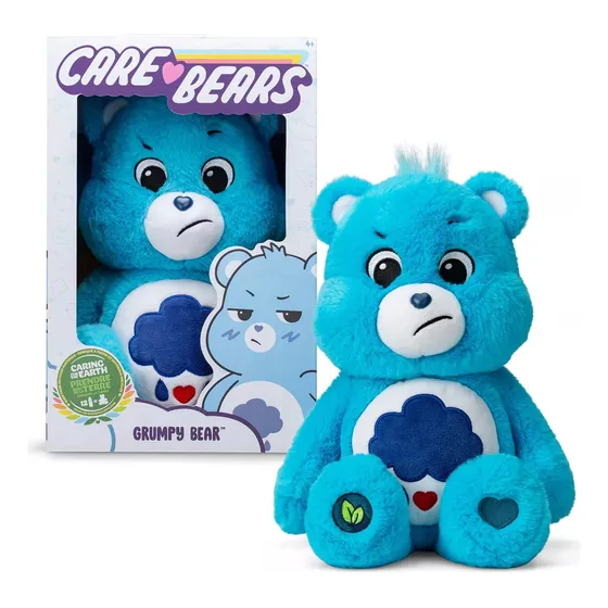 Peluche Osito Cariñosito Grumpy Original Gruñón Azul 35cm
