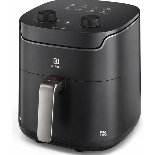 Electrolux Air fryer Fritadeira Elétrica sem oleo Rita Lobo 5,6L EAF40 127V