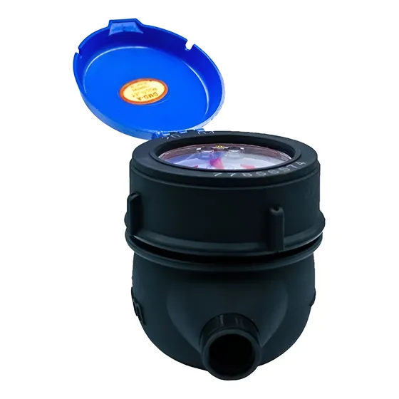 Medidor De Agua De 1 En Plástico Con Niples Coples Y Empaque