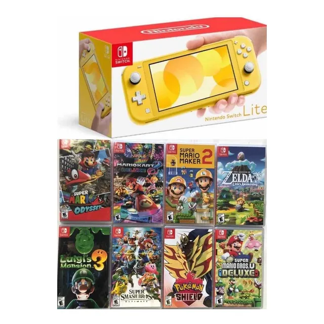 Consola Nintendo Switch Lite+1juego Nuevo Físico A Escoger