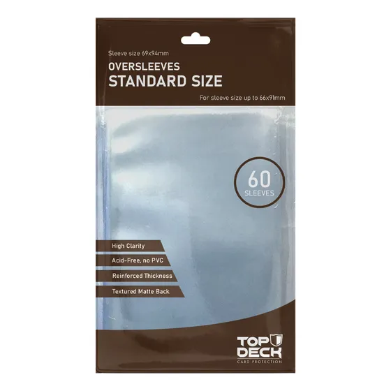 Protector Transparente Sleeve Cover Standard 69x94mm
