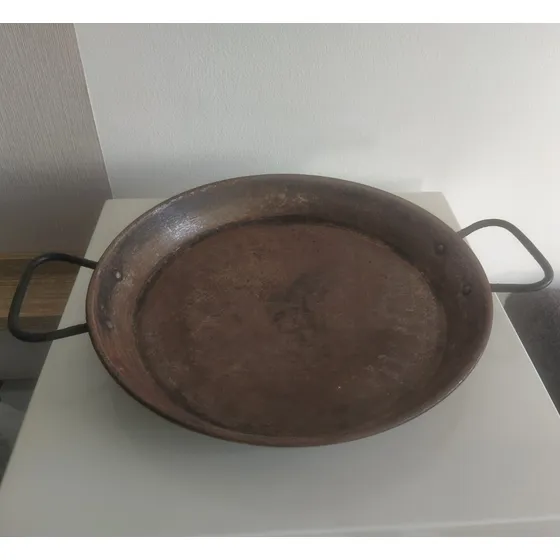 Paellera De Hierro 32 Cm, Con Asas, Usada