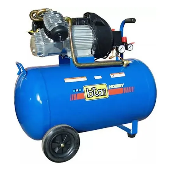Compresor de aire eléctrico portátil  Bta Tools Y-CA3-100-6 100L 3hp 220V