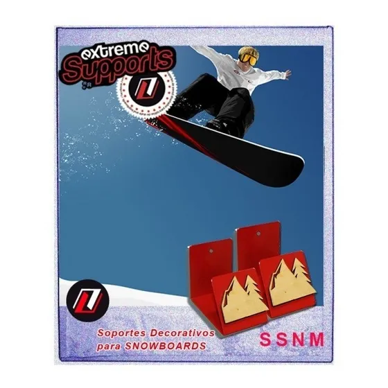 Soporte Para Snowboard Deporte Extremo Tabla Nieve Diseño