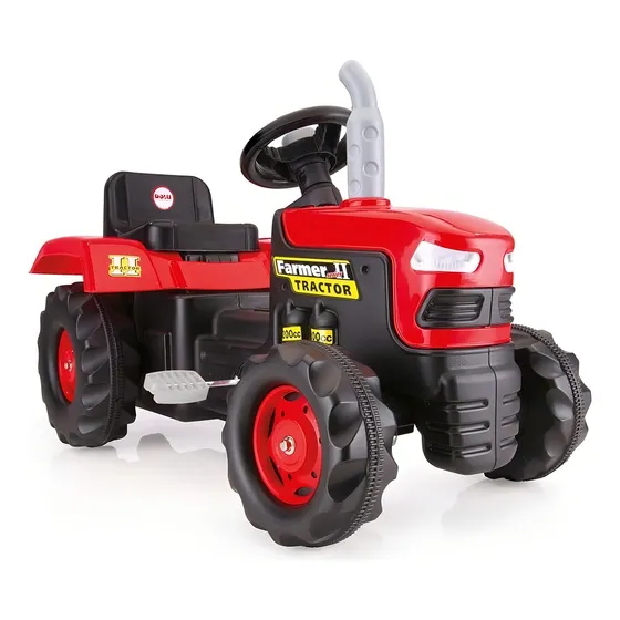 Triciclo Dolu Tractor Pedal Operated rojo