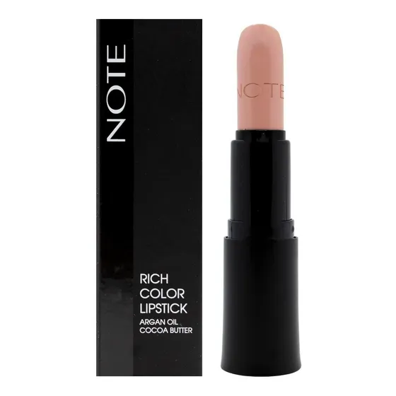 Note Rich Color Lipstick Maquillaje Labial Vegano Con Argán 