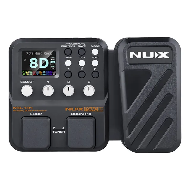 Pedalera Procesador Multiefectos Nux Mg-101 Para Guitarra
