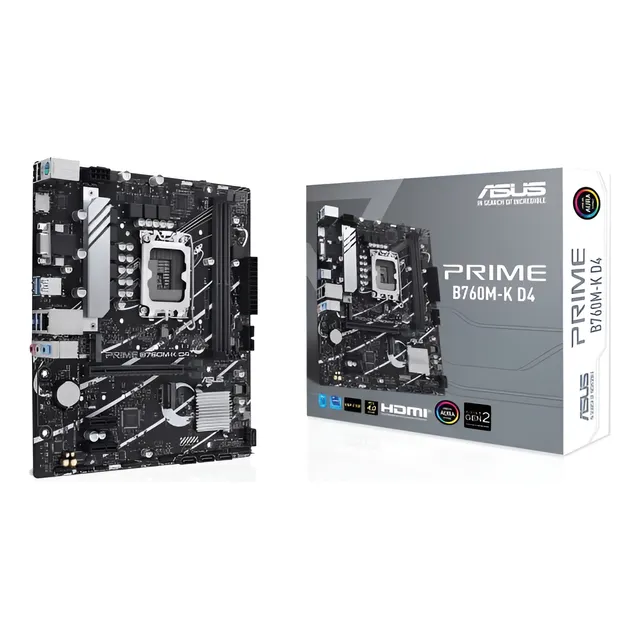 MOTHERBOARD B760M-K D4 ASUS PRIME S1700