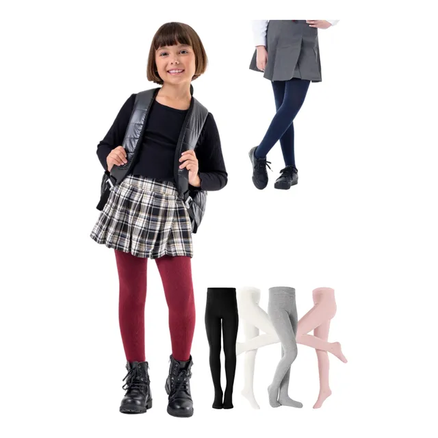 Panty Can Can Algodon Nena Termicas Abrigadas Colegio