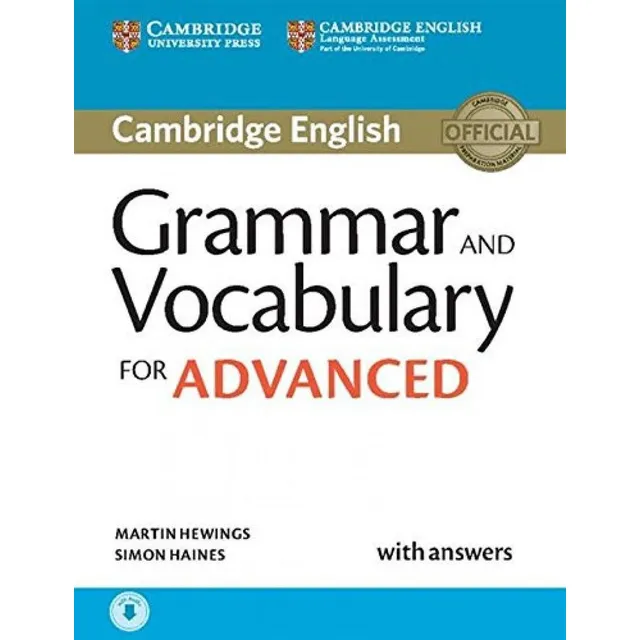 Libro: Grammar And Vocabulary Advanced +key+cd. Vv.aa. Cambr