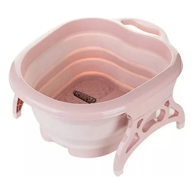 Tina Spa Para Pies Bañera Plegable Portátil Hidromasaje Rodi