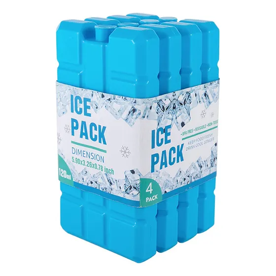 Bolsa Hielo Reutilizabl Para Lonchera Juego 4 Bpa Larga Niño