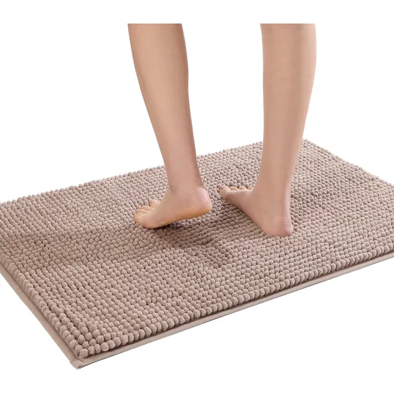 Tobyan Alfombra Baño Felpilla Antideslizante 24 X 17  Lanuda