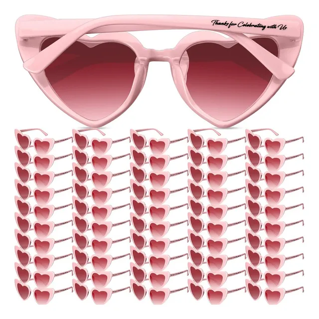 Gafas Corazon Novia Despedida De Soltera 5 Und