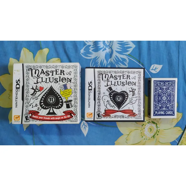 Juego De Nintendo Ds Master Illusion Completo Con Sus Cartas