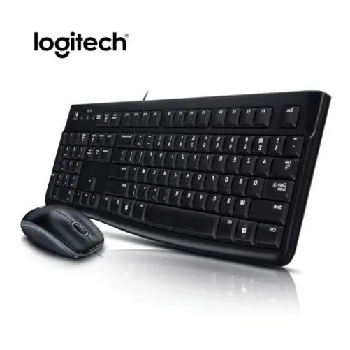 Kit Teclado Numerico Español Y Mouse Usb Logitech Mk120 Flex