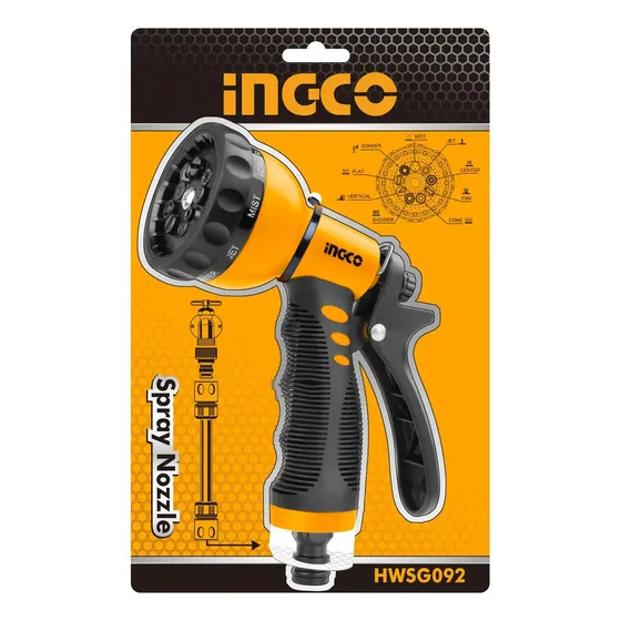 Ff Puntero Para Manguera + Adaptador Ingco Hwsg092 Color Amarillo | Cuotas sin interés