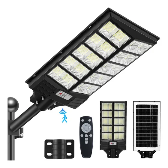 2000w Lámpara Led Solar Exterior Suburbana Alumbrado Públic