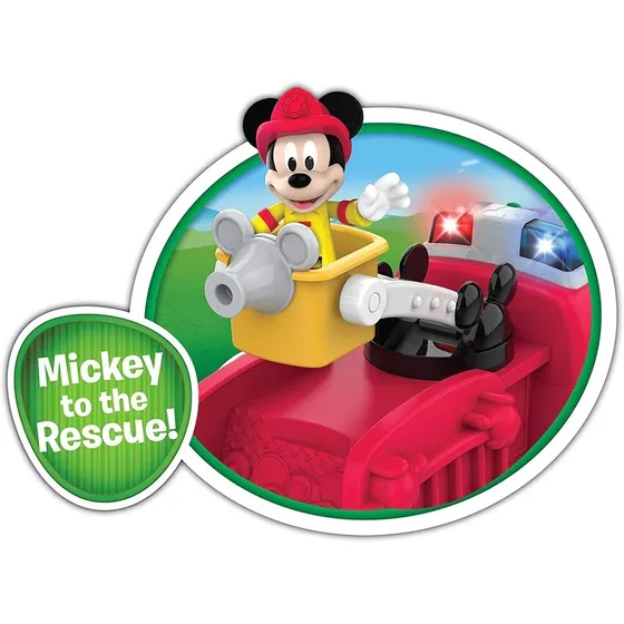Disneys Mickey Mouse Mickeys Fire Engine, Fire Truck Toy 