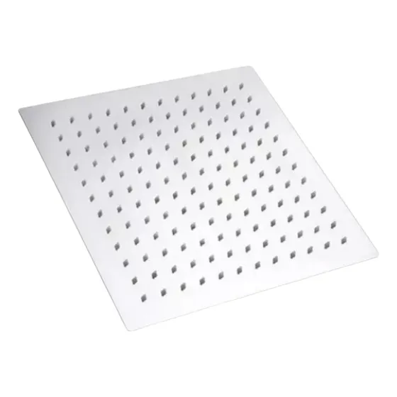 Ducha Regadera Cuadrada Redondo Acero Inox Ultrafino 8 