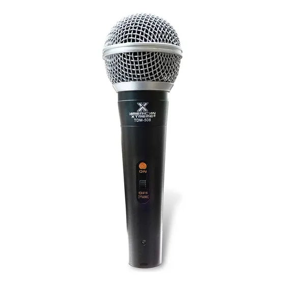 Microfono C/cable Semiprof - American Xtreme - Tm 508 - King Negro