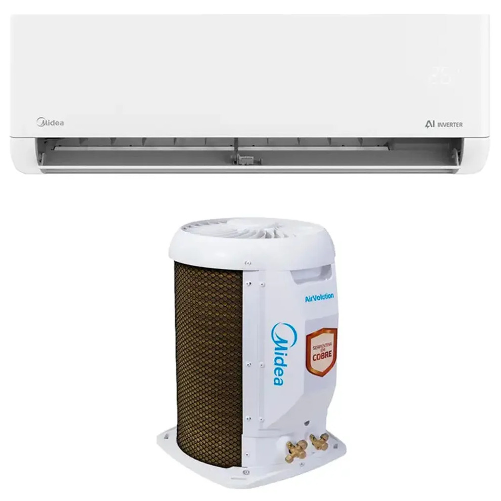 Ar-condicionado Split Inverter 9.000btus Springer Frio Midea Branco 220v