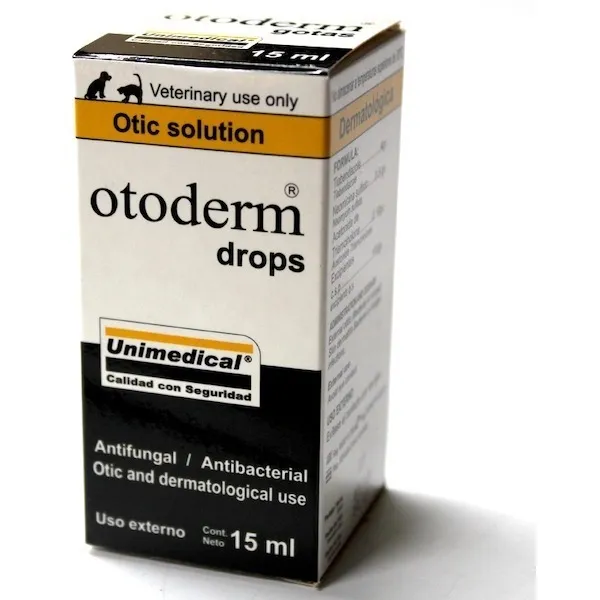 Otoderm Solución Ótica Y Dermatologica Perros Y Gatos 15 Ml