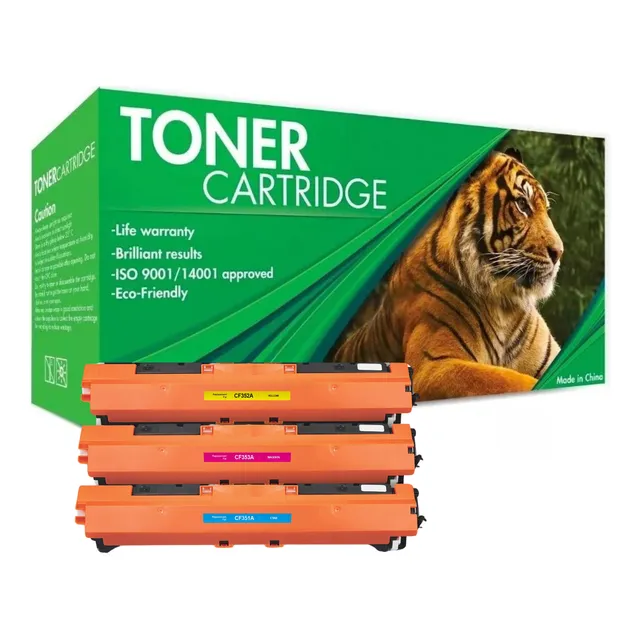 Pack 4 Toner 130a Cf350a Cf351a Cf352a Cf353a M176n M177fw