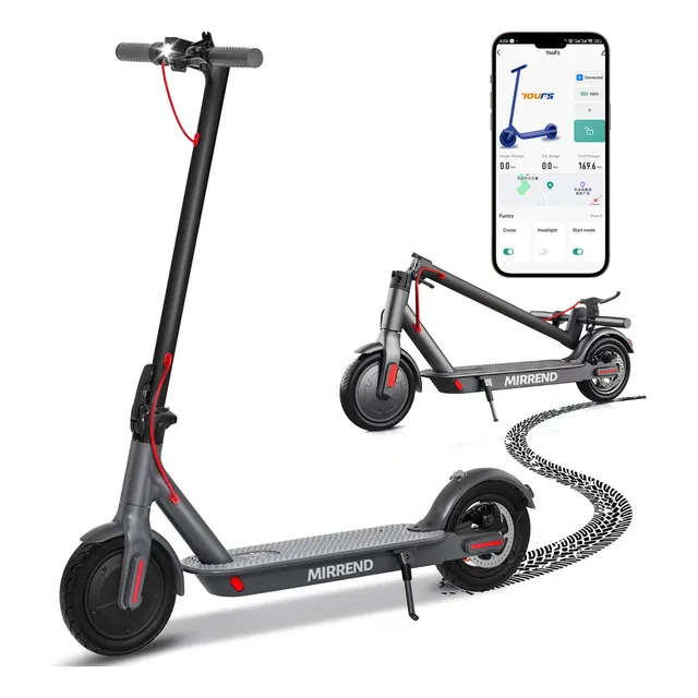 Scooter electrico patin electrico Mirrend F9-M 8.5 pulgadas 500w 6.5ah con rueda inflable adultos plegable