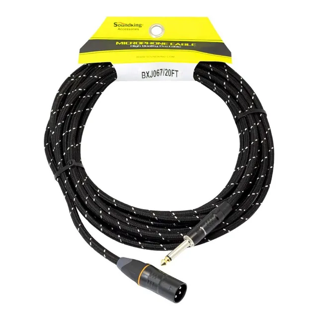 Cable Plug Xlr A Plug Mono 6.3mm 20ft Bxj067/20ft Mihaba