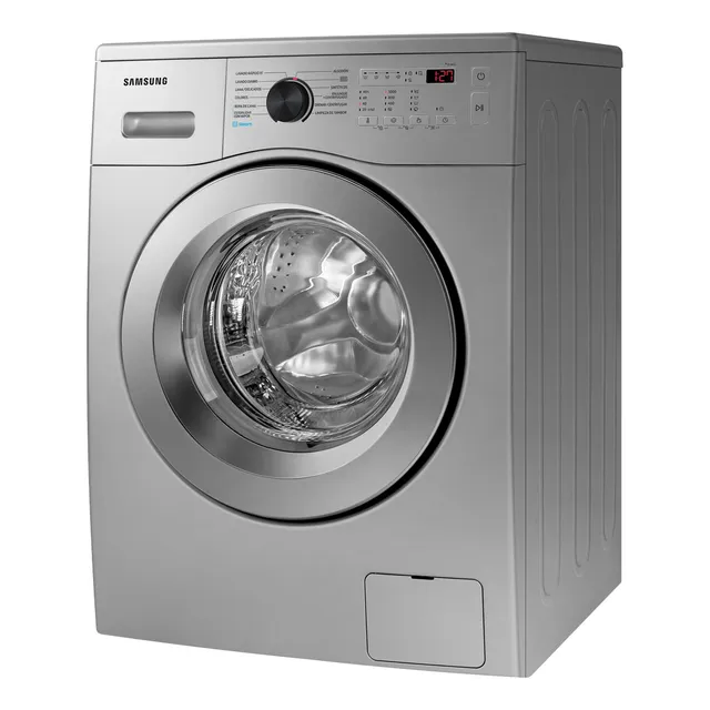 Lavarropas automático Samsung inverter hasta 7kg 220V color plata