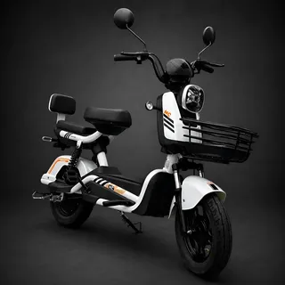 Moto Scooter Elétrica Super Joy 800w Sem Cnh Autopropelido Branco 127 220v