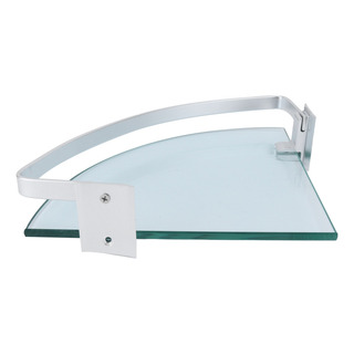 Estante De Baño Con Soporte Triangular Para Vidrio De Ducha Estante De Baño Con Soporte Triangular Para Vidrio De Ducha