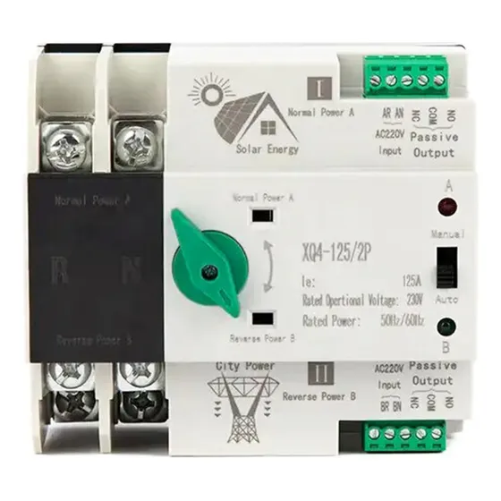 Interruptor Ats Transferencia Automática 125a Monofásico