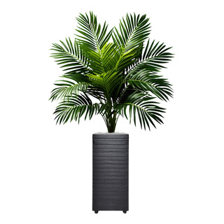 Planta Artificial Bambu Grande Arranjo Com 1 Metro + Vaso Planta Artificial Bambu Grande Arranjo Com 1 Metro + Vaso